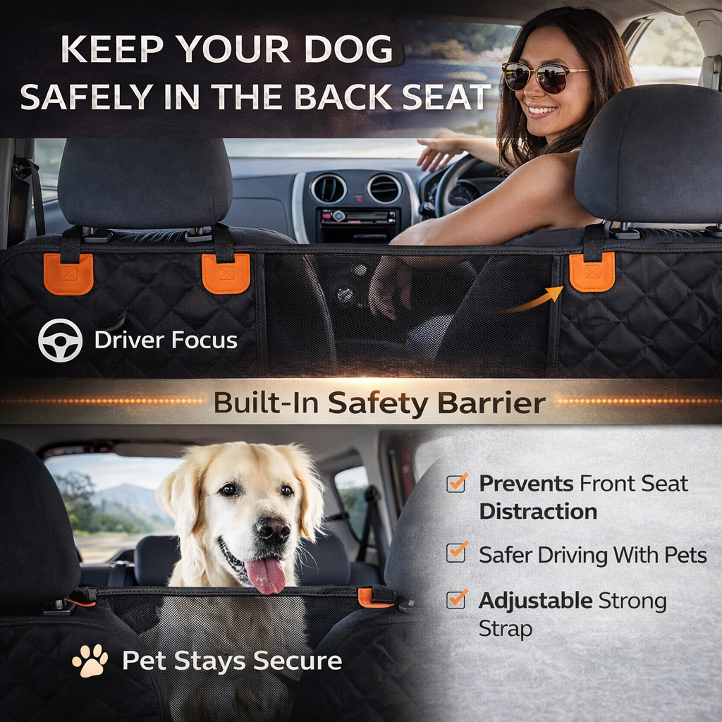 100% Waterproof Pet Car Seat Cover - 50% OFF Today Only