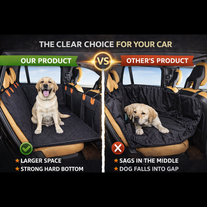 100% Waterproof Pet Car Seat Cover - 50% OFF Today Only