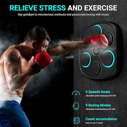 Stress Relief - Bluetooth Wall Target Punching Boxing Pad with Music - 50% OFF Today Only