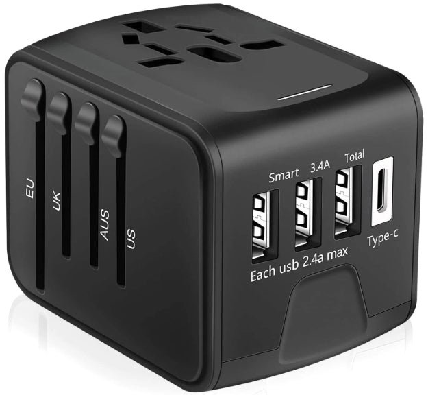 Universal Travel Adapter for 5 Devices - 50% OFF Today Only