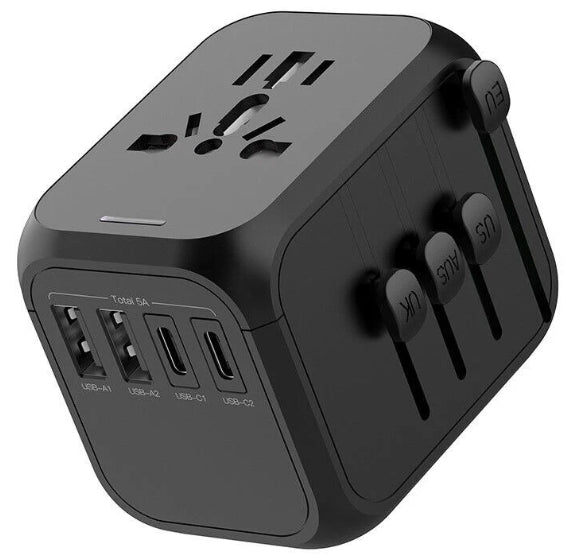 Universal Travel Adapter for 5 Devices - 50% OFF Today Only