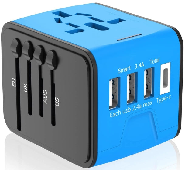 Universal Travel Adapter for 5 Devices - 50% OFF Today Only