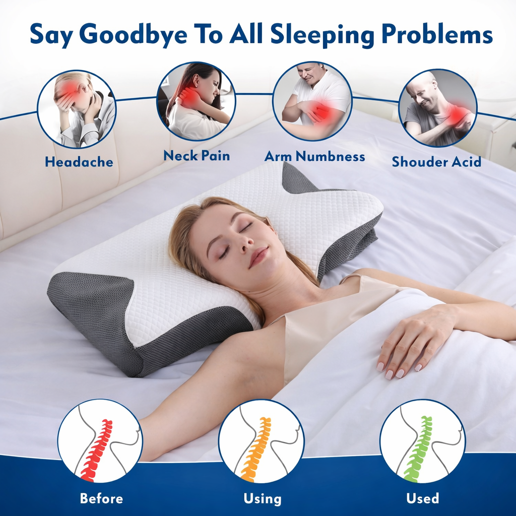 Neck & Shoulder Pain Relief Butterfly Pillow - 50% OFF Today Only