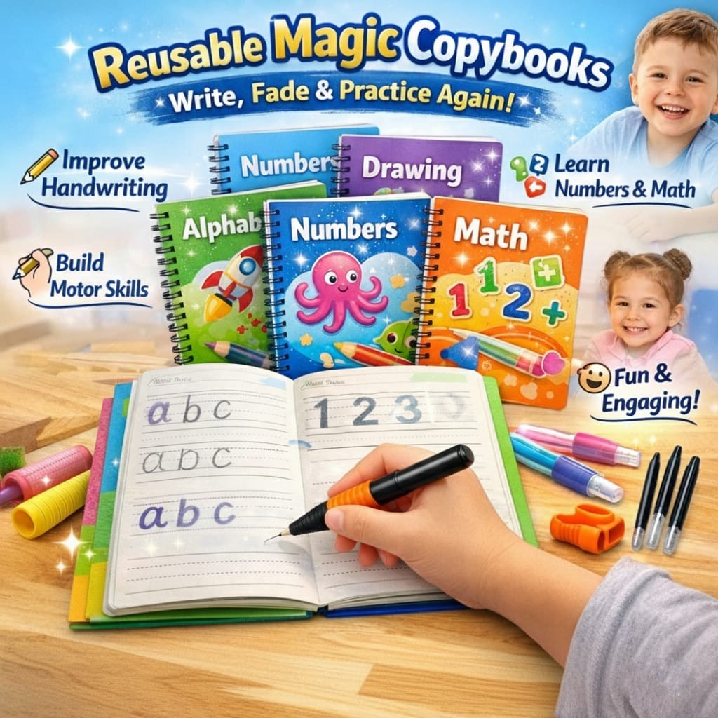 Reusable Children's Magic Copybooks - 50% OFF Today Only