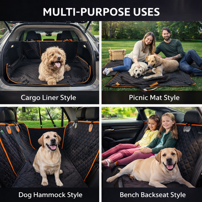 100% Waterproof Pet Car Seat Cover - 50% OFF Today Only