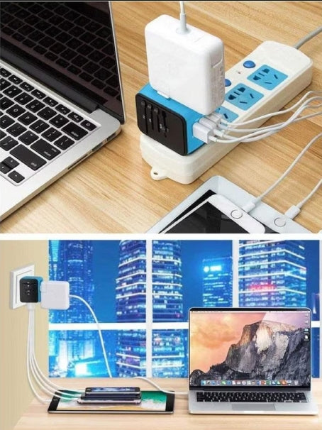 Universal Travel Adapter for 5 Devices - 50% OFF Today Only