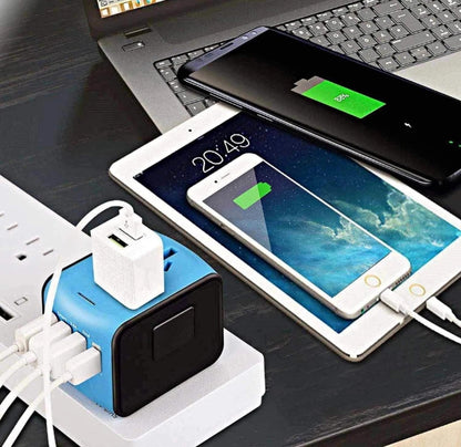 Universal Travel Adapter for 5 Devices - 50% OFF Today Only