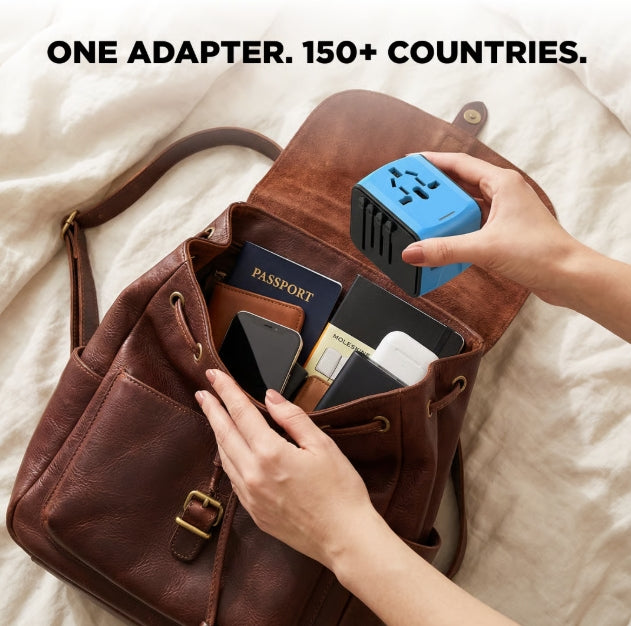 Universal Travel Adapter for 5 Devices - 50% OFF Today Only
