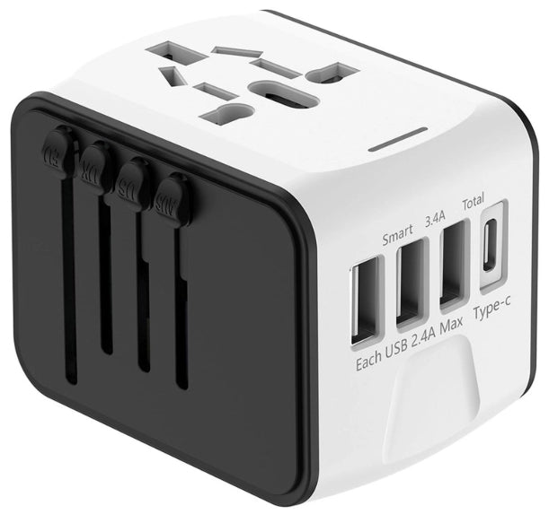 Universal Travel Adapter for 5 Devices - 50% OFF Today Only