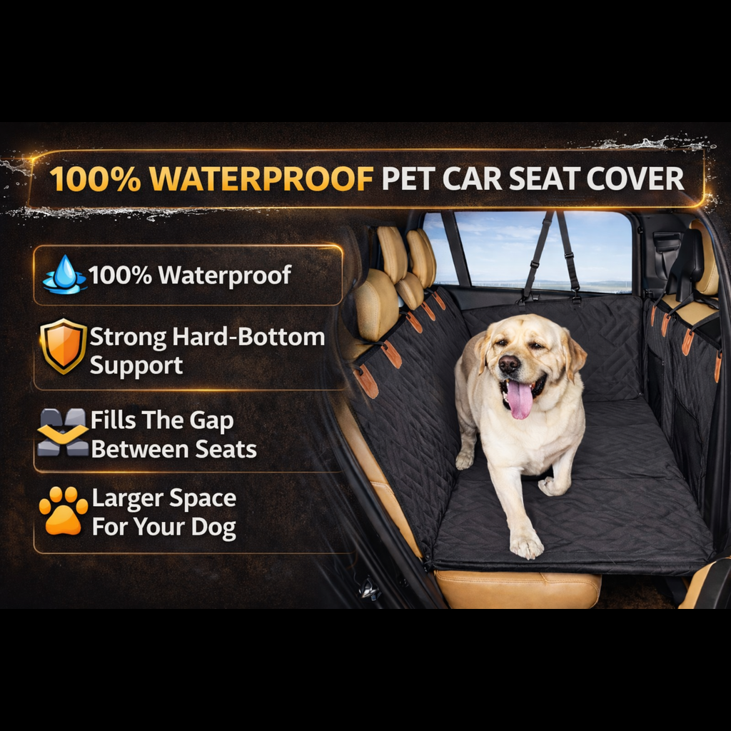 100% Waterproof Pet Car Seat Cover - 50% OFF Today Only